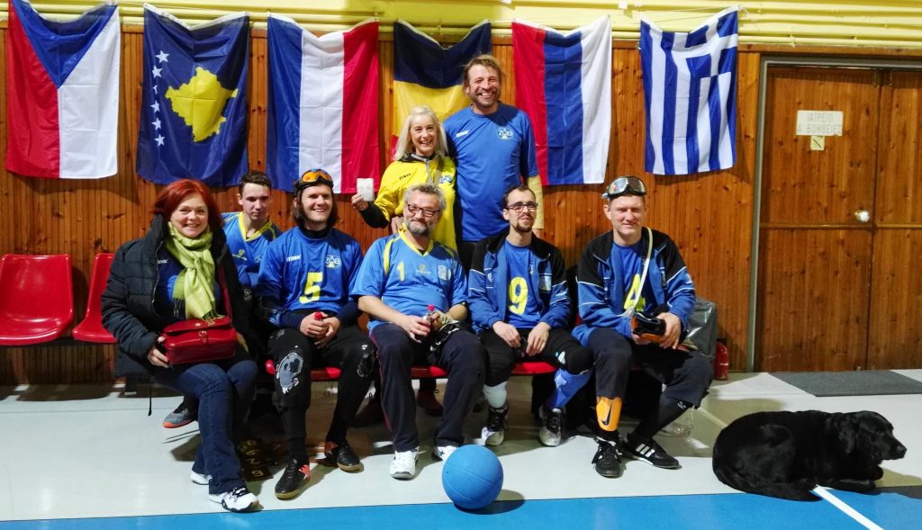 Goalballisté v Řecku